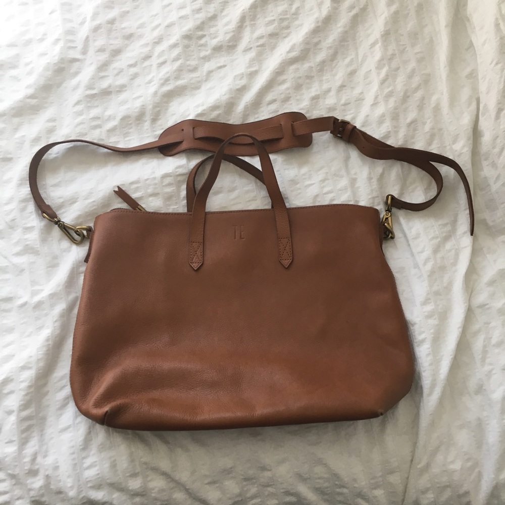 Madewell Transport Satchel- monogrammed